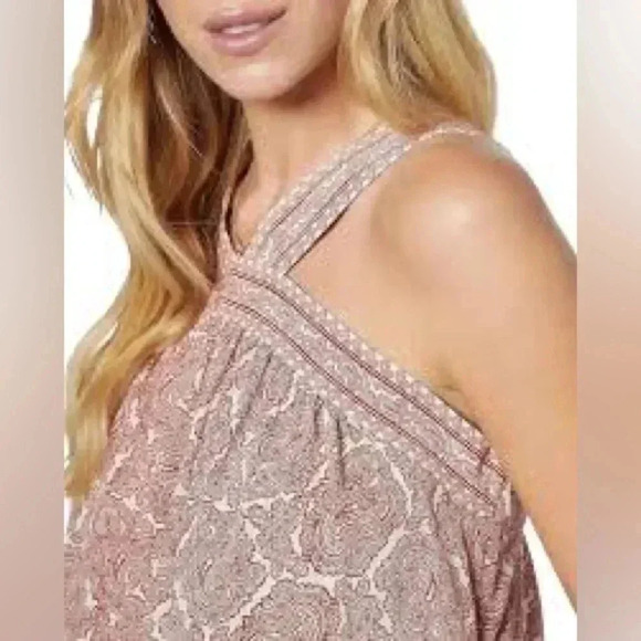 NWT Joie Emre Silk Tank Porcelain Burnt Henna Size Small - Picture 2 of 9